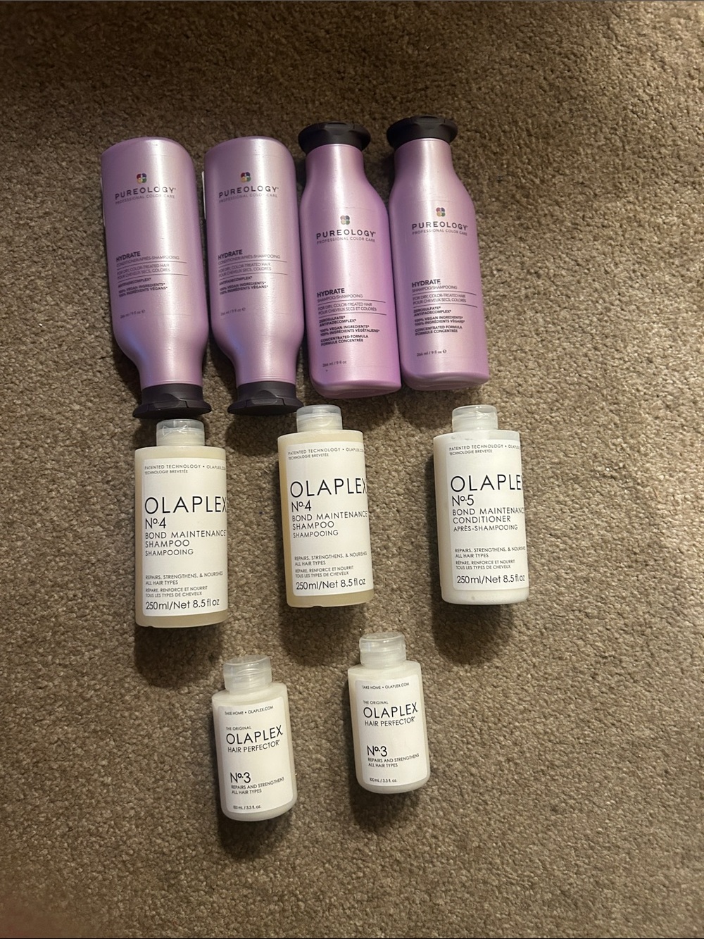 OLAPLEX No.3,4,5 pureology shampoo conditioner BUNDLE